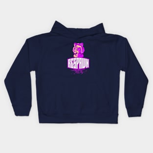 Video Pink Gamer Girl Respawn Kids Hoodie